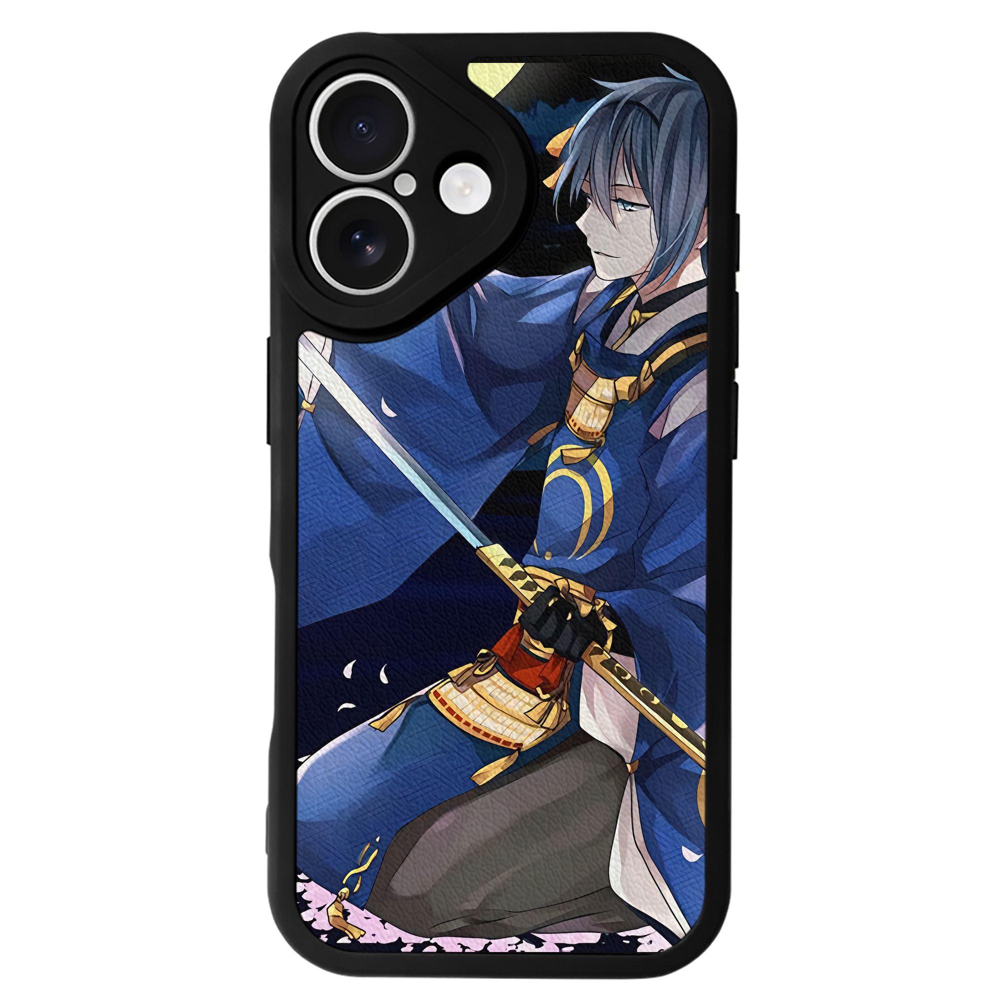 （画像用） 刀剣乱舞 Touken Ranbu 【iPhone 16シリーズ対応】シリコンスマホケース（レザー調） 材質：シリコン